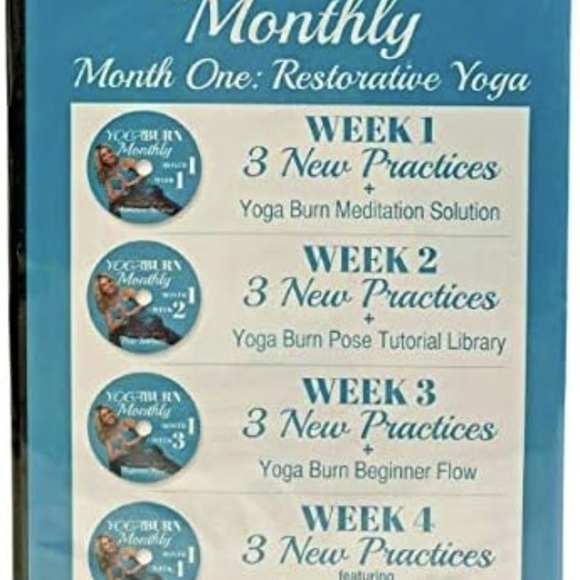 Yoga Burn Month 1 and 3 4dvd each. with KUNDALINI - Picture 4 of 9